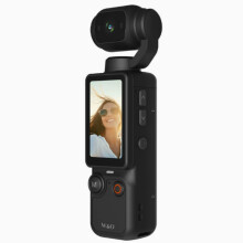 Portable 2.5K Body Camera with 180 Lens, Vlogging POV Cam with Audio, Night Vision Fill Light, 7-Hour Recording, 32GB Card, Black