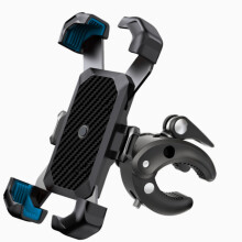 Phone Holder for Bicycle & Motorcycle, 5s Install Universal Handlebar Mount, 1s Auto-Lock Anti-Shake for iPhone 17 Pro Max Samsung S26