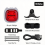 Creative Emoji Bicycle Light, Smart Motion Sensor Rear Bike Lamp, Fun Personalized Cycle Warning Light, Ideal Gift for Night Riders 1