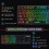 Tastiera da gioco RGB cablata per PC, Mac, PS4, PS5, Xbox 3