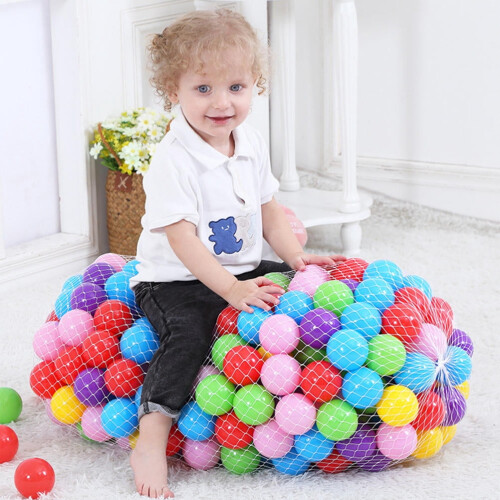 Ocean Balls for Kids – 50pcs Soft Plastic Pool & Ball Pit 1