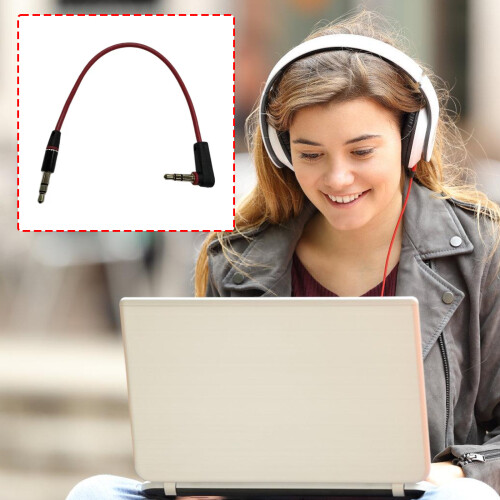 90 Degree Angled Auditory Connectors Cable 3.5mm Durability 1