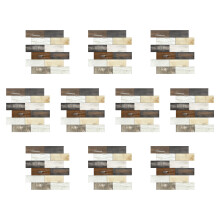 10pcs Wallpaper Ceramic Marble Colorful 3D Bathroom-159