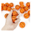 Mini skumbasketball stressbolde 24 stk. 2
