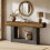Tribesigns Tribesigns 63" Console Table, 2-Tier Entryway Table with U-Shaped Base 3