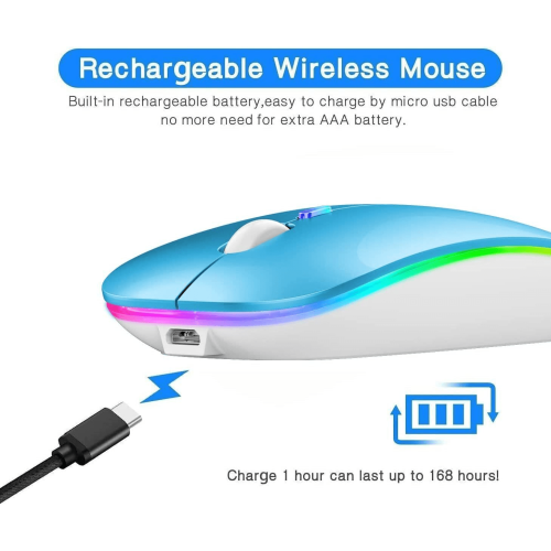 Trådløs Bluetooth-mus til MacBook Air Pro 1