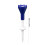 6Pcs Golf Tees Flexible Silicone Head Design Adjustable Height 3