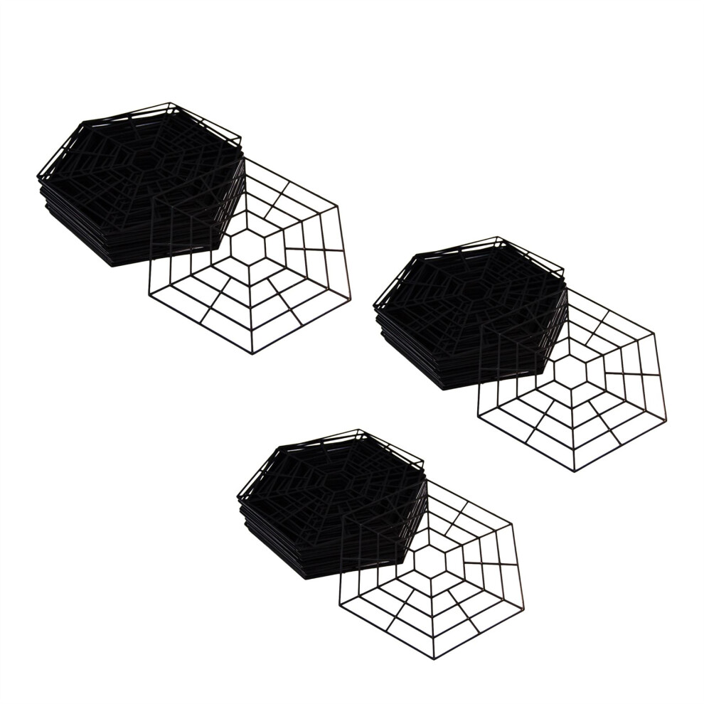 Pisces 60 Pcs Floating Pond Protector Cover Net Interlocking Plastic Guard Protection From Heron Birds Cat Anti Predator Deterrent Lightweight Koi