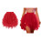 Elegant Asymmetrically Mesh Skirt Lightweight Polyester-Black L 4