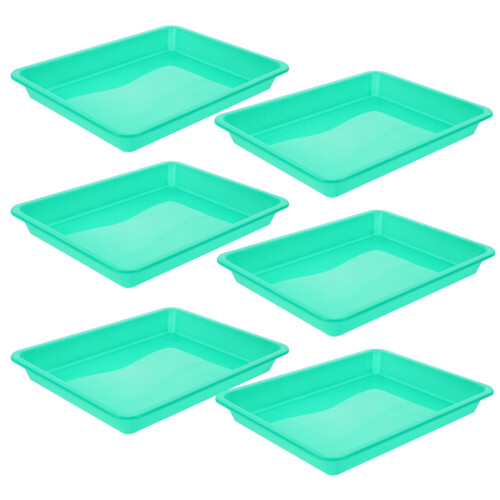 Plastpusselorganiseringsbricka Grön PP6 delar 2