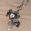 Romance Retro Heart Round Locket Keychain Featuring Cute-love 4