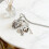 Romance Retro Heart Round Locket Keychain Featuring Cute-love 7