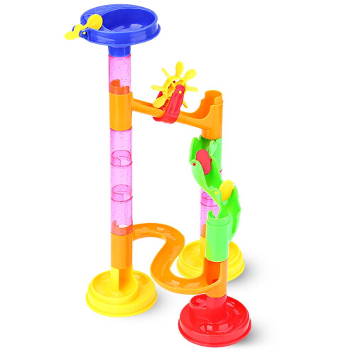 Marble Run Toy with Motorized Elevator 29 Pieces 1