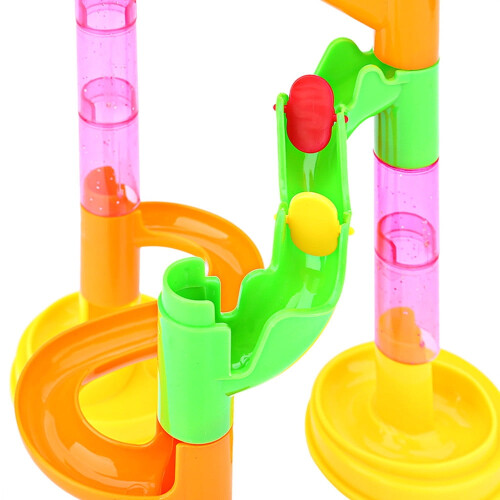 Marble Run Toy with Motorized Elevator 29 Pieces 2