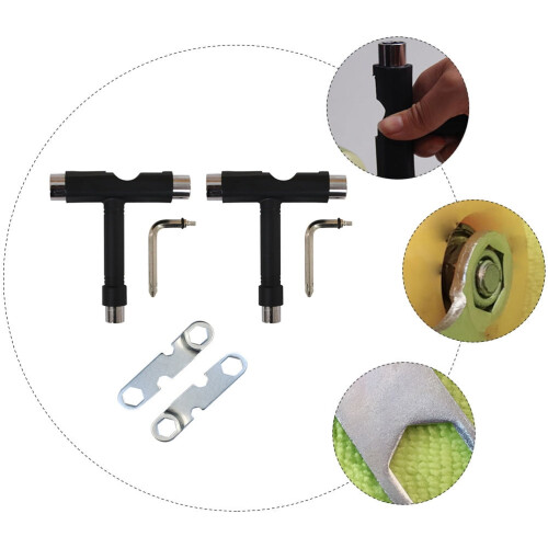 T-tool skateboard deck accessory set 4 pcs 2
