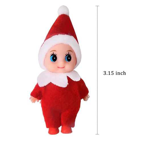 Aranyos PVC és filc manóbaba, 6 szín, 1 db 1