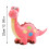 Dinosaur Kosedyr Rosa Kosedyr for Barn 3