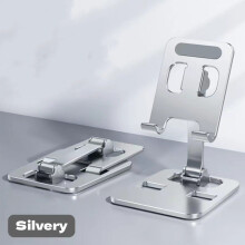 Justerbar telefon- og tabletholder i aluminium