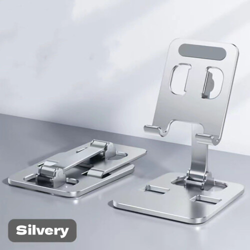 Justerbar telefon- og tabletholder i aluminium