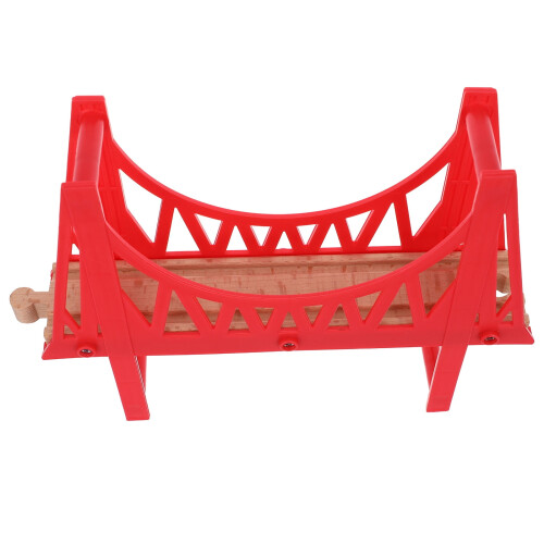 FRCOLOR Dubbeldeks houten treinbrug