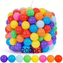 Bollgropsbollar 200 st, 2,3 tum, 8 färger