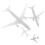 buc modele de avioane micro-peisaj din plastic 1