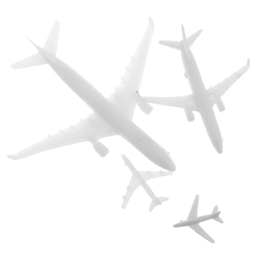 st mikro-landskapsflygplansmodeller av plast