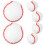 6-pack uppblåsbara basebollleksaker för barn, 7,5 cm PVC 1