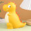 Gul vinyl dinosaur sparegris til børn 1