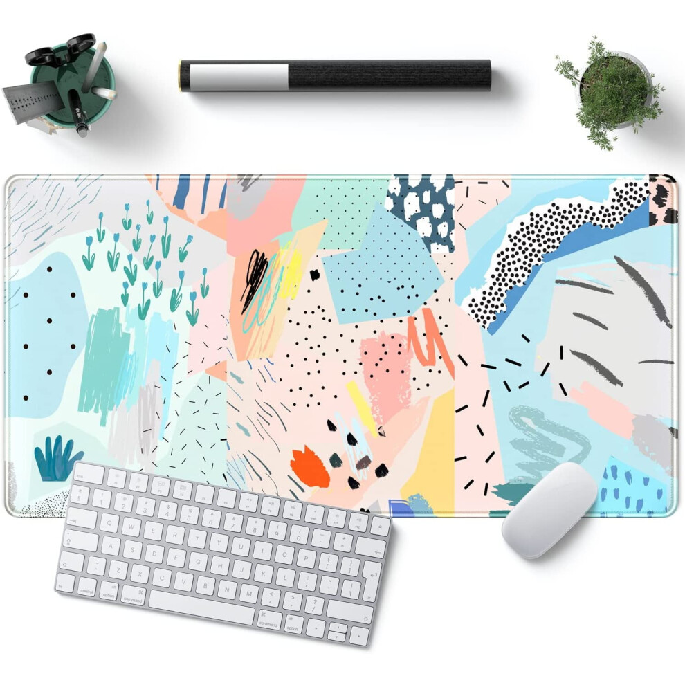 Boho-Style Xxl Desk Mouse Pad 31.5 X 15.75 In 9450273242514