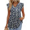 Women's  Blouses, with Ruffle Sleeves, Spring-Navy Blue XL 1