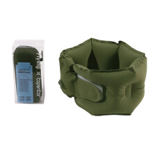 Ergonomic Inflatable Neck Cushion Provide-Army Green