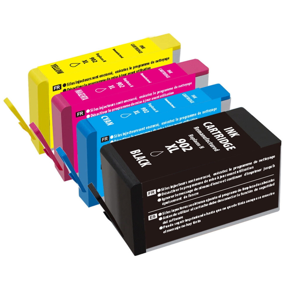 Compatible 902XL Ink Cartridges 4-Pack 9104899522405