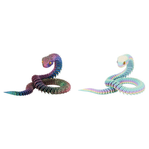 Σετ παιχνιδιών με αρθρωτό φίδι 2 τεμαχίων, 3D εκτύπωσης