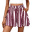 Breathable Polyester Wide Leg Shorts Stylish Ruffle And-2 M 1