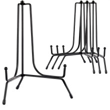 4er-Pack schwarze Metallplatten-Präsentationsständer
