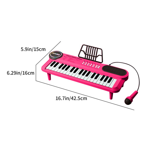 37-tangenters barnpiano med mikrofon 1