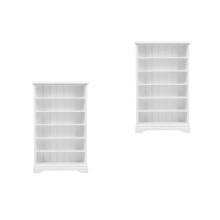 1: Libreria in miniatura in legno in scala 1:12 a 6 ripiani