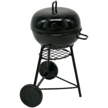 Minigrilldekoration i metall med öppningsbart lock