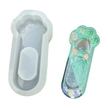 Silicone Pendant Mold Earrings Moulds Cats Paw-S cat claw. mold
