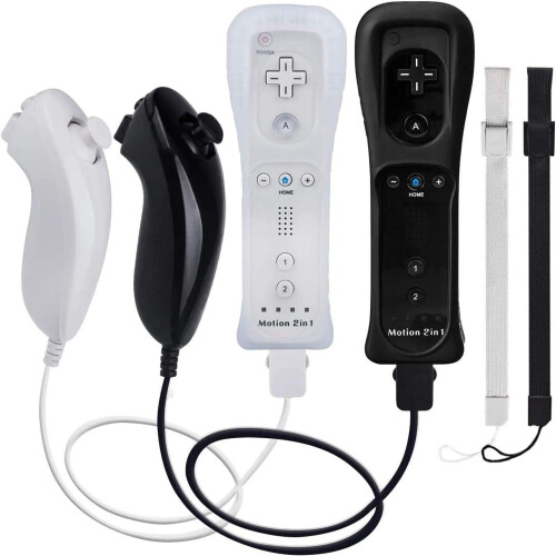 Τηλεχειριστήριο Wii με MotionPlus, θήκη σιλικόνης και Nunchuck