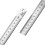 Multipurpose 304 Stainless Steel Ruler For Industrial-50cm 1