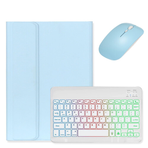 Capa com teclado retroiluminado para Galaxy Tab A9+ de 11 polegadas