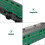 Tank Engine Toy Train Retro Green Leather Model 3