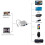 Προσαρμογέας USB-C σε HDMI4K με USB3.0 και θύρα φόρτισης 2