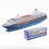 Maquette en alliage du paquebot Queen Mary 5