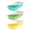 Space Saving Interlocking Tray Set For Refrigerator-Yellow 2