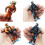 Harsmodelbouwset: Duiker en Vis 3D-sculptuur 2