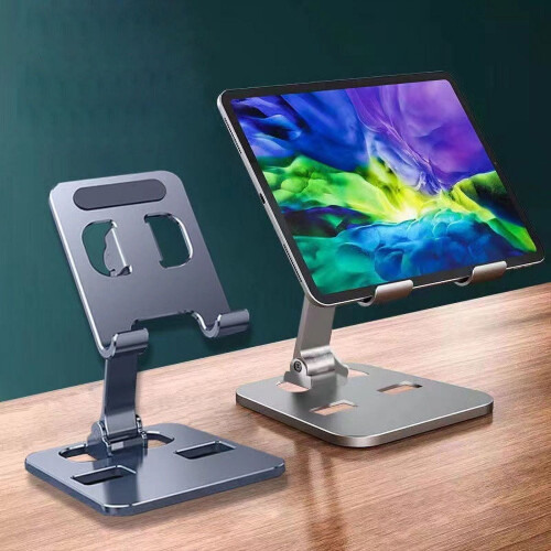 Justerbar telefon- og tabletholder i aluminium 2