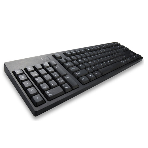 Teclado ergonômico para canhotos com duas portas USB 2